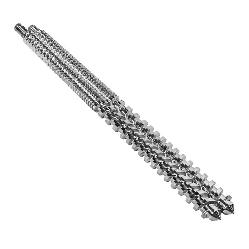 Non-Intermeshing Parallel Twin Screw Barrel